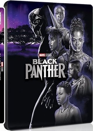 4K UHD + Blu-Ray SteelBook Pantera Negra | Black Panther - Marvel