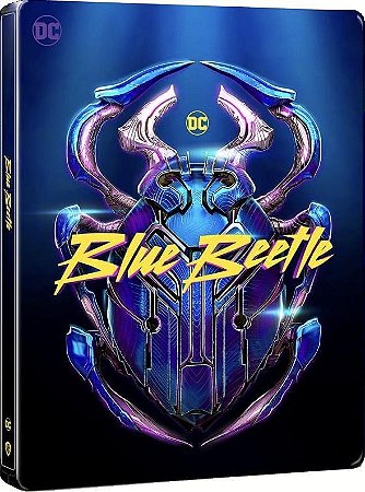 4K UHD + Blu-Ray SteelBook Besouro Azul | Blue Beetle - DC Bruna Marquezine