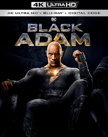 4K UHD + Blu-Ray Adão Negro | Black Adam - DC / Dub e Leg
