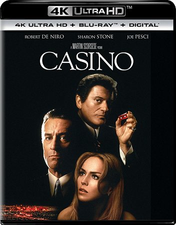 4K UHD + Blu-Ray Cassino | Casino - Robert De Niro - Martin Scorsese - Dublado e Legendado