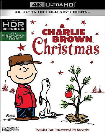 4K UHD + Blu-Ray O Natal Do Charlie Brown | A Charlie Brown Christmas - Snoopy