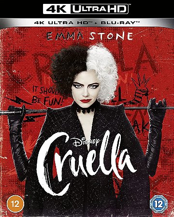 4K UHD + Blu-Ray Cruela | Cruella - Emma Stone - Disney