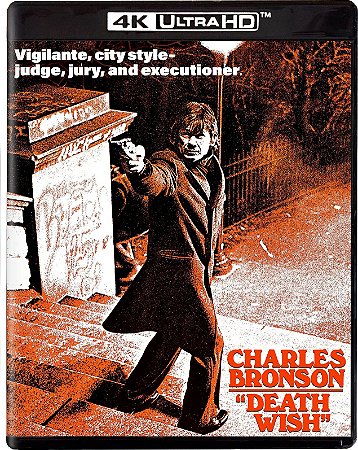 4K UHD + Blu-Ray Desejo de Matar | Death Wish - Charles Bronson