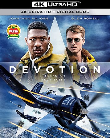 4K UHD Irmãos de Honra | Devotion - Glen Powell - Jonathan Majors