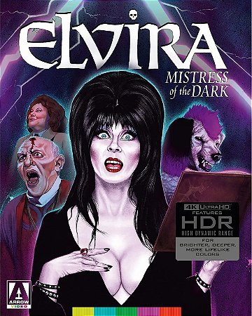 4K UHD Elvira A Rainha Das Trevas | Elvira Mistress Of The Dark | Arrow