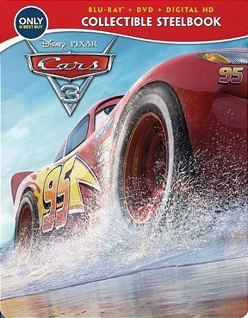 Blu-Ray SteelBook Carros 3 | Cars 3 - Disney