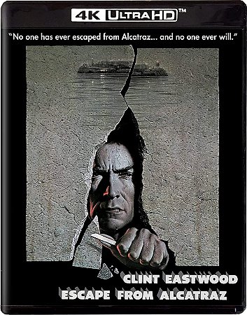 4K UHD + Blu-Ray Alcatraz Fuga Impossível | Escape From Alcatraz - Clint Eastwood