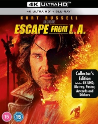 4K UHD + Blu-Ray Fuga de Los Angeles | Escape From L.A. - Kurt Russell - Legendado