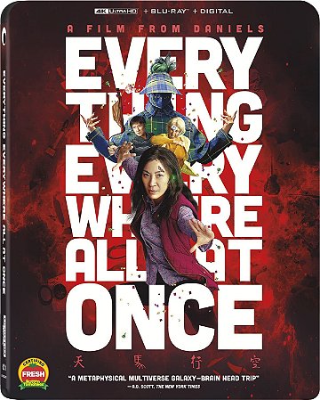 4K UHD + Blu-Ray Tudo em Todo Lugar Ao Mesmo Tempo | Everything Everywhere All At Once