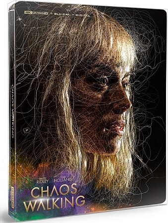 4K UHD + Blu-ray Mundo em Caos - Tom Holland daisy Ridley | Chaos Walking