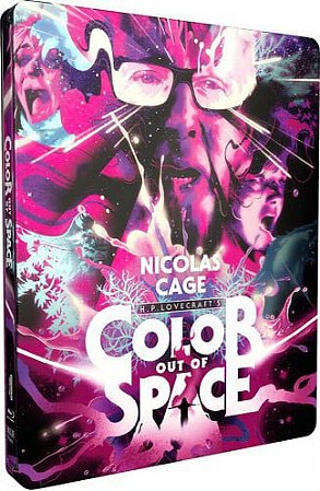 4K UHD + Blu-ray SteelBook A Cor que Caiu do Céu - Nicolas Cage | Color out of Space Dub Leg