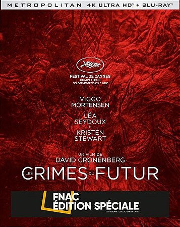 4K UHD + Blu-ray SteelBook Crimes do Futuro - David Cronenberg| Crimes of the Future