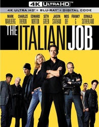 4K UHD + Blu-Ray Uma Saída de Mestre | The Italian Job - Mark Wahlberg - Jason Statham