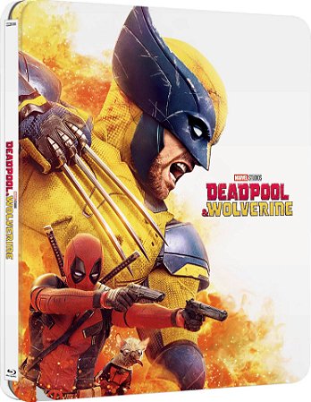 4K UHD + Blu-ray SteelBook Deadpool e Wolverine - Marvel