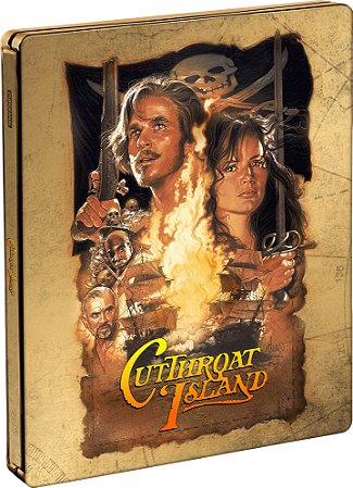 4K UHD + Blu-ray SteelBook A Ilha da Garganta Cortada | Cutthrought Island