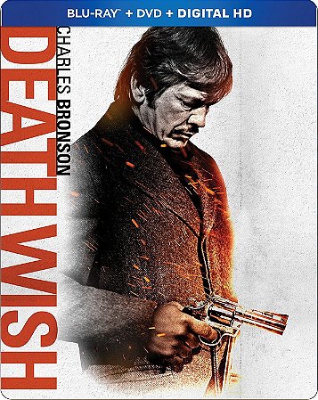 Blu-ray SteelBook Desejo de Matar - Charles Bronson | Death Wish