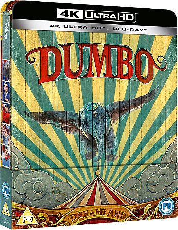 4K UHD + Blu-Ray SteelBook Dumbo - Disney Tim Burton