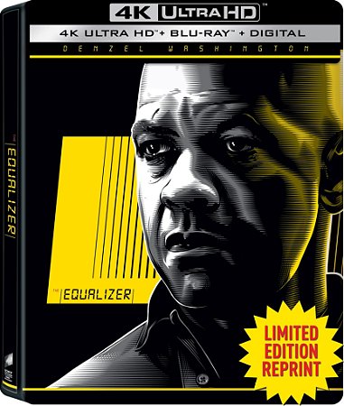 4K UHD + Blu-Ray SteelBook O Protetor - Denzel Washington | Equalizer