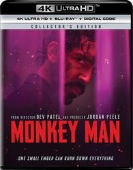 4K UHD + Blu-Ray Fúria Primitiva | Monkey Man - Dev Patel