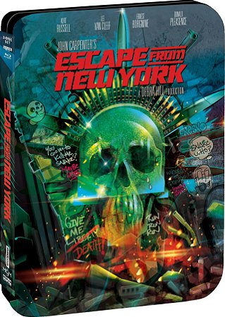 4K UHD + Blu-Ray SteelBook Fuga de Nova York - John Carpenter Kurt Russel | Escape From New York