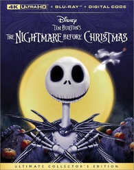 4K UHD + Blu-Ray O Estranho Mundo de Jack | The Nightmare Before Christmas - Tim Burton - Disney