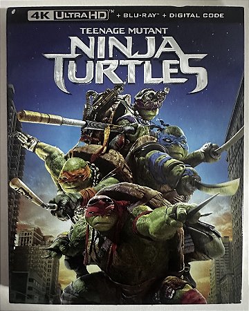 4K UHD + Blu-Ray As Tartarugas Ninjas | Teenage Mutant Ninja Turtles