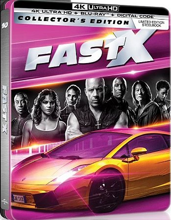 4K UHD + Blu-ray SteelBook Velozes e Furiosos 10 | Fast X
