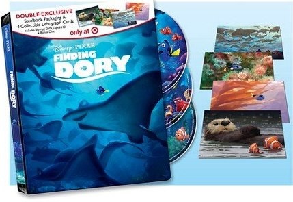 Blu-Ray SteelBook Procurando Dory - Disney Pixar | Finding Dory