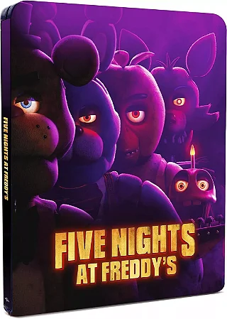 Blu-Ray SteelBook Five Nights At Freddy's O Pesadelo sem Fim