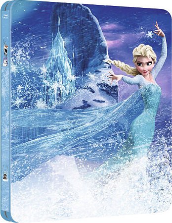 Blu-Ray + Blu-ray 3D SteelBook Frozen - Disney