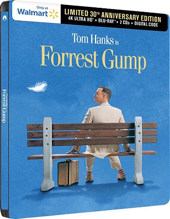 4K UHD + Blu-ray SteelBook Forrest Gump O Contador de Histórias - Tom Hanks