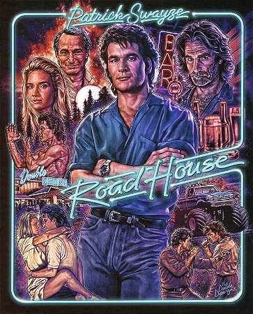 4K UHD + Blu-Ray Matador de Aluguel - Patrick Swayze | Road House