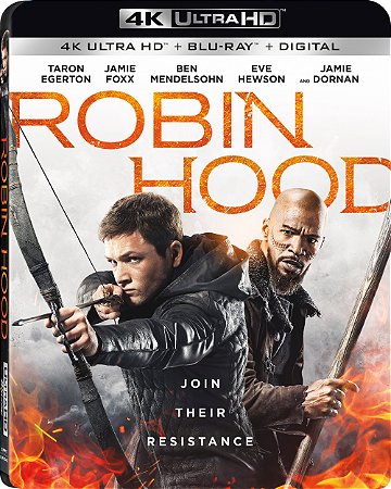 4K UHD + Blu-ray Robin Hood A Origem - Jamie Foxx