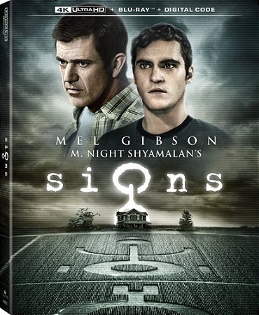 4K UHD + Blu-Ray Sinais - M Night Shyamalan - Mel Gibson | Signs