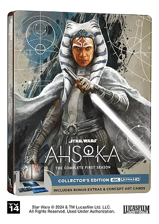 4K UHD SteelBook Ashoka - Temporada 1 - Star Wars