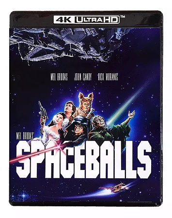 4K UHD + Blu-Ray SOS Tem Um Louco Solto No Espaço | Spaceballs - Mel Brooks