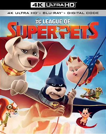4K UHD + Blu-Ray DC Liga Dos Superpets | DC League Of Superpets