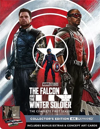 4K UHD SteelBook Falcão e o Soldado Invernal | The Falcon and the Winter Soldier - Marvel