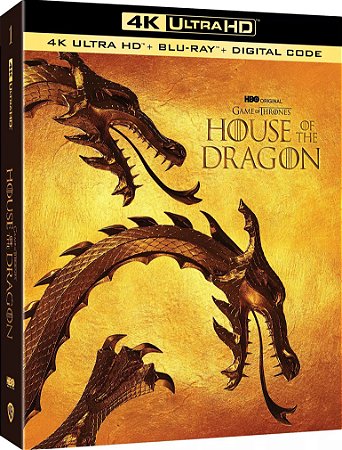 4K UHD + Blu-Ray A Casa do Dragão - Temporada 1 - Game of Thrones | House of the Dragons HBO