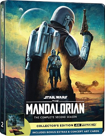 4K UHD SteelBook The Mandalorian - Temporadas 1 e 2 - Star Wars