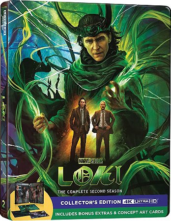 4K UHD SteelBook Loki - Temporada 2 - Marvel