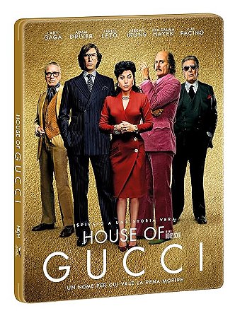 Blu-Ray SteelBook Casa Gucci | House Of Gucci - Al Pacino - Lady Gaga - REGIÃO B
