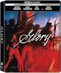 4K UHD + Blu-Ray SteelBook Tempo de Glória | Glory - Morgan Freeman - Dublado e Legendado