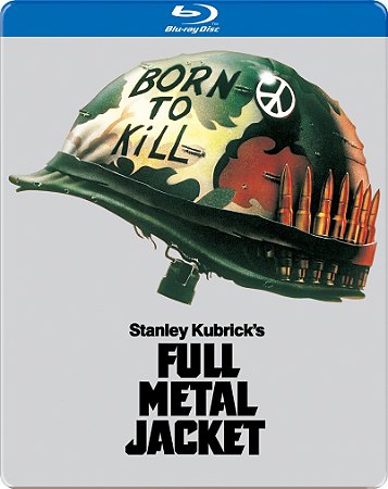 Blu-Ray SteelBook Nascido para Matar | Full Metal Jacket - Stanley Kubrick - Legendado