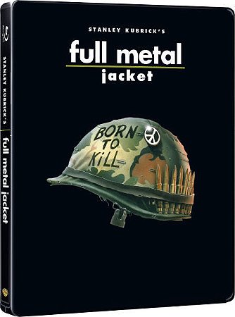 Blu-Ray SteelBook Nascido para Matar | Full Metal Jacket - Stanley Kubrick - Legendado