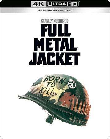 4K UHD + Blu-Ray SteelBook Nascido para Matar | Full Metal Jacket - Stanley Kubrick - Legendado