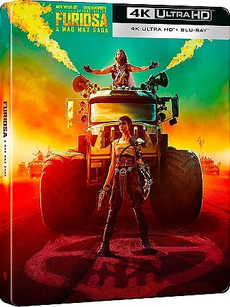 4K UHD + Blu-Ray Steelbook Furiosa Uma Saga mad Max - Anya Taylor Joy
