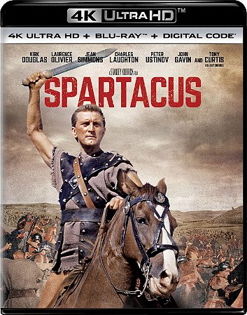 4K UHD + Blu-Ray Spartacus - Stanley Kubrick - Dublado e Legendado - Lacrado