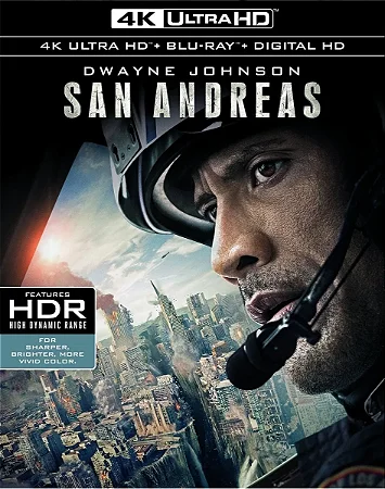 4K UHD + Blu-Ray Terremoto A Falha de San Andreas | San Andreas - Dwayne Johnson