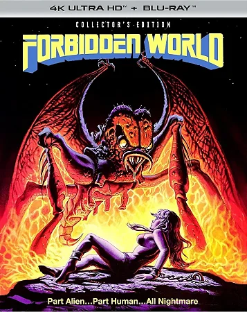 4K UHD + Blu-Ray XB Galáxia Proibida | Forbidden World - Lacrado